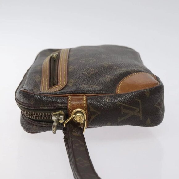 LOUIS VUITTON Monogram Marly Dragonne GM Clutch Bag M51825 LV Auth BA3368 - Picture 4 of 16